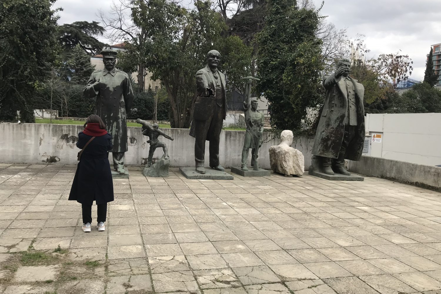 Ex-Dictators Statues in Tirana