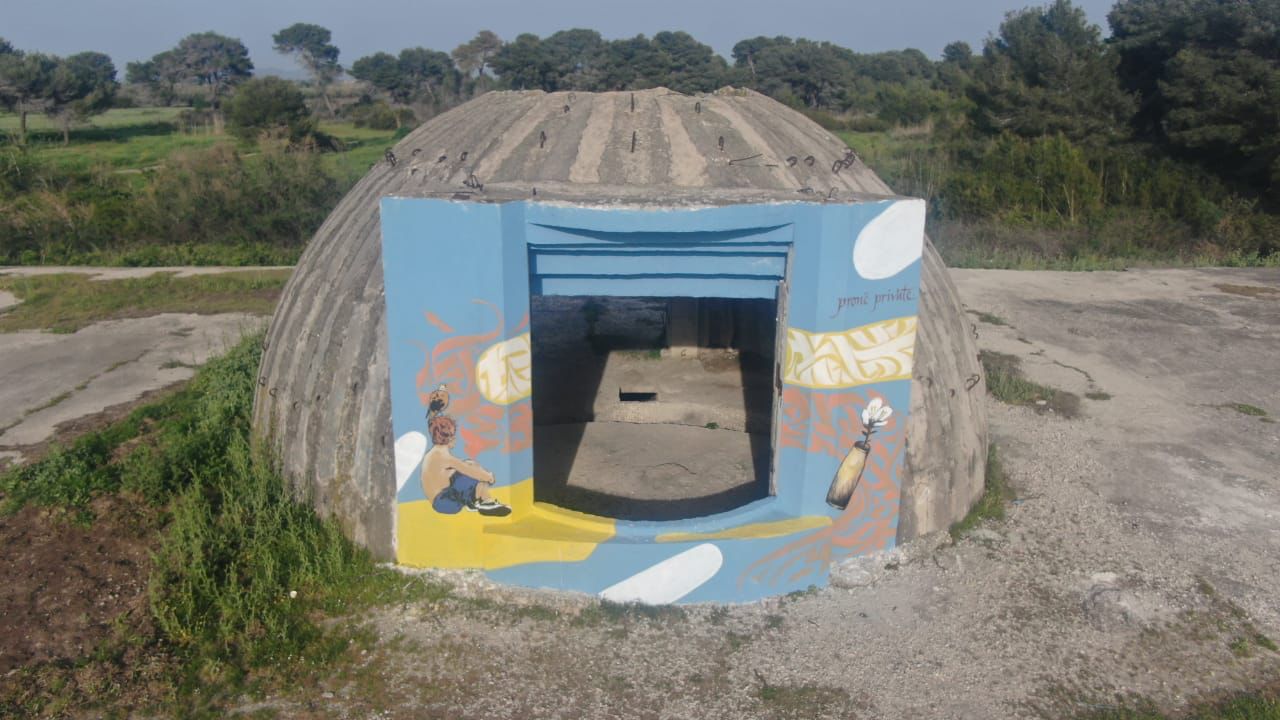 Communism Bunkers, in Narta LagoonVlore, Albania