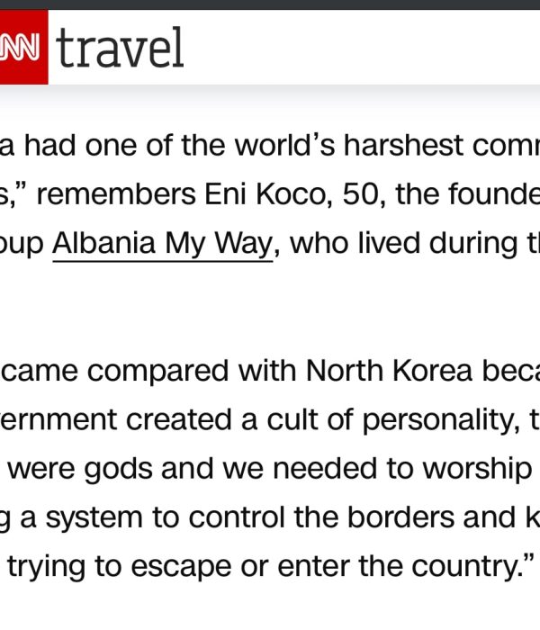 Albania My Way on CNN Travel