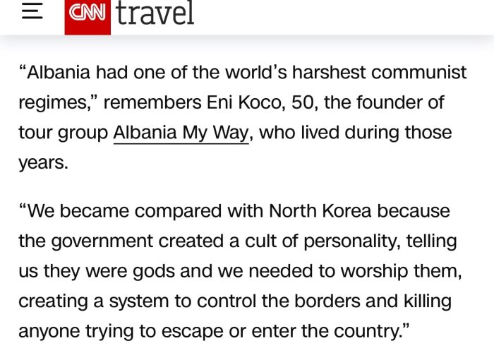 Albania My Way on CNN Travel